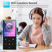 Load image into Gallery viewer, MP3 Player, 64GB MP3 Players Safuciiv MP3 with Bluetooth 5.3, 2.4 in Screen, Lossless Music Player, Support FM Recording, for Gym, Camping, Sports (Blue)
