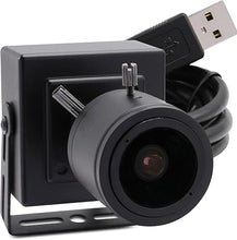 Load image into Gallery viewer, SVPRO Manual Focus USB Camera with Zoom 2.8-12mm Lens 1080P HD Low Light Webcam with Sony IMX323 Sensor H.264 Portable USB Web Camera with Metal Housing and Bracket
