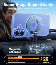 Load image into Gallery viewer, TORRAS Magnetic Shockproof Compatible with iPhone 16 Case, Fit for MagSafe, 4X Military Grade Drop Protection Anti-Scratch Protective Hard Back Plastic Slim Phone Case for iPhone 16 6.1 inch, Blue
