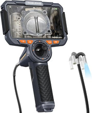 Load image into Gallery viewer, Teslong 360 Articulating Borescope with Lights. 6&#39;&#39; Monitor Mechanics Inspection Camera with 4-Way Joystick Articulation, HD Steerable Endoscope Camera See in Wall Engine Hole Camera(0.24inch-5FT)
