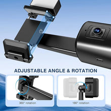 Load image into Gallery viewer, Auto Face Tracking Tripod 360° Rotating Auto Tracking Phone Stand, No App, Phone Camera Stand with Remote and Gesture Control, Rechargeable Smart Shooting Stand for Live Video Recording Tiktok?Black?
