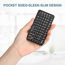 Load image into Gallery viewer, Rii Mini Bluetooth Keyboard,Portable Wireless Keyboard with Backlit,Rechargeable Mini Keyboard for Smart TV/Android TV Box/Smartphone/HTPC/IPTV, Black(Upgrade-TypeC)
