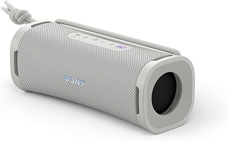 Sony ULT Field 1 Wireless Speaker Compact and Portable Design, Enhanced Bass and Sound Diffusion, Long-Lasting Battery Life, Waterproof Shower Speaker with Bluetooth SRSULT10W, Off White