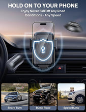 Load image into Gallery viewer, [2024 Newest] Dashboard Phone Holders for Your Car (+Vent Hook)[Military Grade Stable] Car Cell Phone Holder, Non-Slip Silicone Carbon Fiber Car Phone Mount, Rotatable Suction Cup for All Phone, Black
