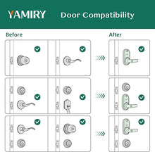 Load image into Gallery viewer, Smart Door Handle Lock with Keypad: Yamiry Fingerprint Smart Lock - Keyless Entry Door Lock for Front Door - Digital Door Lock - Deadbolt Lock with APP - Genarate Passcode Remotely - DIY Installation
