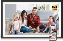 Load image into Gallery viewer, Smart Digital Photo Frame 15.6&quot;-Digital-Picture Frame - Dual-WiFi Digital Photo Frame, 1920x1080 Pixel IPS Screen, Share Photo Video Via App Email, Free Cloud, Best Birthday Gifts Ideas
