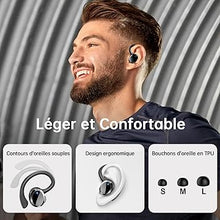 Load image into Gallery viewer, Wireless Earbuds Bluetooth Headphone Sport, 2024 Bluetooth 5.3 Earbud 14.2mm Driver Stereo Over Ear Buds, 48Hrs Earphone with Earhook, Noise Cancelling Mic, IP7 Waterproof Headset for Workout/Running

