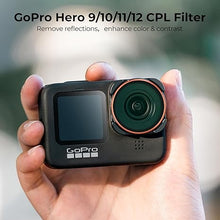 Load image into Gallery viewer, K&amp;F Concept Circular Polarizer CPL Camera Lens Filter Compatible with GoPro Hero 13, Hero12, Hero11, Hero10, Hero9 Black,Multi-Coated HD Glass,Action Camera Polarizing Filter

