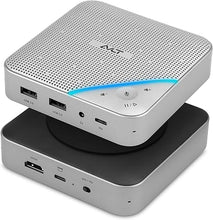 Load image into Gallery viewer, AVLT USB C Speakerphone Hub 360° Omnidirectional Sound Conference Microphone PD 85W Charging, 5Gbps Data Speed, External 4K HDMI Display Support, Portable and Space Saving for Meetings
