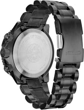 Load image into Gallery viewer, Citizen Men's Promaster Air Skyhawk Eco-Drive Pilot Watch, Atomic Timkeeping Technology, Chronograph, Power Reserve Indicator, Ana-digi Display, Luminous Hands and Markers, Anti-Reflective Crystal, Black Ion-Plated
