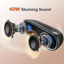 Load image into Gallery viewer, DOSS SoundBox Pro+ P300 Bluetooth Speaker with 40W Stereo Sound, Extra Bass, IPX6 Waterproof, TWS Pairing, Diverse Lights Show, 20H Playtime, Bluetooth 5.3 Speaker for Party, Camping, Beach

