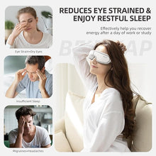 Load image into Gallery viewer, Eye Massager, Christmas Birthday Gifts for Women Men, Eye Massager with Heat FSA HSA for Migraine, Smart Eye Massage Mask for Relax Eye, Reduce Eye Strain Improve Sleep for Travel Home
