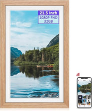 Load image into Gallery viewer, Digital Picture Frame, Digital Photo Frame 21.5 Inch, Built in 32GB Storage, 1920x1080P IPS FHD Large Screen with Remote, Electronic Picture Frame Share Photos and Videos via Free Uhale APP
