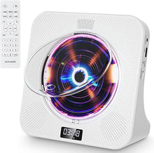 Load image into Gallery viewer, Fohil CD Player for Home, Desktop Portable CD Player Bluetooth 5.0 Built-in Double HiFi Sound Speakers CD Players LED Screen CD Players Support AUX&amp;USB Headphone Jack FM Radio
