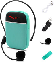 Load image into Gallery viewer, Portable Bluetooth Voice Amplifier, Voice Amplifier for Teachers Lightweight Personal Microphone with Speaker Wired Headset, Apply to Classroom, Elderly, Coaches, Training, Presentation, Tour Guide.
