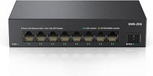 Load image into Gallery viewer, Real HD 8 Port 2.5G Ethernet Switch Unmanaged Network Switch with 8 x 2.5 Gigabit | 1 x 10G SFP+ | Work with 10-100-1000Mbps Devices | 60G Bandwidth | Plug &amp; Play | Fanless Quiet Metal Internet Switch
