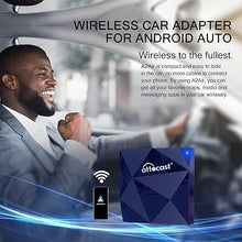 Load image into Gallery viewer, Ottocast Wireless Android Auto Adapter - Mini Android Auto Wireless Car Adapter 2023 Version for Android &amp; OEM Wired AA Cars- Easy Setup via Plug-in Car USB?5Ghz WiFi 15s Auto Connection Online Update
