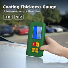 Load image into Gallery viewer, BSIDE Paint Thickness Gauge Meter Rechargeable Paint Coating Mil Depth Tester, 1500µm/0.1µm, with F/NF Probe for Used Car Automotive Vehicle Lab Foil
