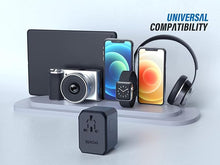 Load image into Gallery viewer, EPICKA Universal Travel Adapter One International Wall Charger AC Plug Adaptor with 5.6A Smart Power and 3.0A USB Type-C for USA EU UK AUS (TA-105, Space Gray)
