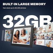 Load image into Gallery viewer, 16.2 Inch Extra Large Digital Picture Frame 32GB, WiFi Electronic Photo Frame 1258 * 930 IPS HD Touch Screen, Motion Sensor, Send Photos via App/Email from Anywhere Gift for Father&#39;s Day
