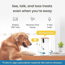 Load image into Gallery viewer, Furbo 360° Dog Camera + Nanny Bundle: Home Security &amp; Dog Safety Alerts, Rotating Pet Treat Dispenser Camera with Speaker, Smart Home Indoor Cam w Phone App (Additional Subscription Required at Setup)
