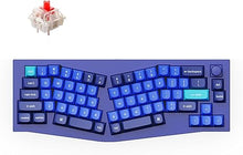 Load image into Gallery viewer, Keychron Q8 Wired Custom Mechanical Keyboard Knob Version, 65% Alice Layout QMK/VIA Programmable with Hot-swappable Gateron G Pro Red Switch Double Gasket Compatible with Mac Windows Linux (Blue)
