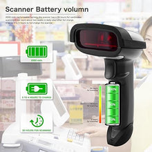 Load image into Gallery viewer, NETUM Wireless Barcode Scanner, 2 in 1 2.4G Wireless &amp; USB Wired 1D Laser Barcode Reader Handheld Bar Code Reader Cordless Rechargeable Bar Code Scanner for Computer MAC Laptop (NT-1698W)
