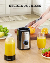 Load image into Gallery viewer, SANGCON 5 in 1 Blender and Food Processor Combo for Kitchen, Small Electric Food Chopper for Meat and Vegetable, 350W High Speed Blenders with 2 Speeds and Pulse for Smoothies and Shakes
