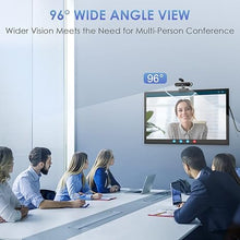 Load image into Gallery viewer, EMEET 1080P Webcam with Microphone - 96° Ultra Wide Angle Webcam Auto Focus Webcam with Privacy Computer Camera Cover, C965 PC Camera for Online Meeting/Classes/Streaming,Zoom/Skype/YouTube
