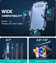 Load image into Gallery viewer, VICSEED [No.1 Powerful Suction] [Rally Racing-Grade Stability] Phone Holders for Your Car 2024 Upgraded Car Phone Holder Mount Truck Stand for Dashboard Windshield Vent for iPhone Samsung All Phones
