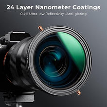 Load image into Gallery viewer, K&amp;F Concept 49mm Variable Fader ND2-32 ND Filter and CPL Circular Polarizing Lens Filter in 1 for Camera Lens Waterproof Neutral Density Polarizer Filter (Nano-D Series)
