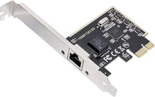 Load image into Gallery viewer, IO CREST 2.5 Gigabit Ethernet PCI Express PCI-E Network Interface Card 10/100/1000/25000 Mbps RJ45 LAN SI-PEX24059
