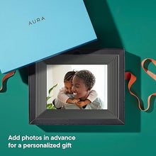Load image into Gallery viewer, Aura Mason WiFi Digital Picture Frame | Wirecutter&#39;s Best Digital Frame for Gifting | Send Photos from Your Phone | Quick, Easy Setup in Aura App | Free Unlimited Storage | Black
