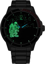 Load image into Gallery viewer, Citizen Eco-Drive Men's Mickey Astronaut Stainless Steel Watch, Red and Black Bezel, (Model: AW1709-54W)
