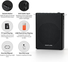 Load image into Gallery viewer, SAINTLARK S1 Voice Amplifier?with Wired Portable Voice Amplifier and Belt Supports MP3 Format Audio,Teacher Microphone for Classroom forpedagogical, Training,presentations, Guided Tours
