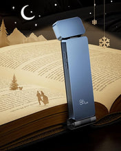 Load image into Gallery viewer, 86lux Reading Light, Rechargeable Book Light for Reading in Bed, Ultralight Clip-on LED Bookmark Lamp with 3 Amber Colors &amp; Stepless Dimming for Night Reading for Book Lovers, Kids, Blue
