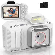 Load image into Gallery viewer, Omzer Digital Camera for Photography Video - 4K Vlogging 48MP Cameras with 2.8&quot; Screen - Compact and Portable for Kids Teens Beginners - 18X Zoom Point &amp; Shoot Camara - Include 32G Sd Card - White
