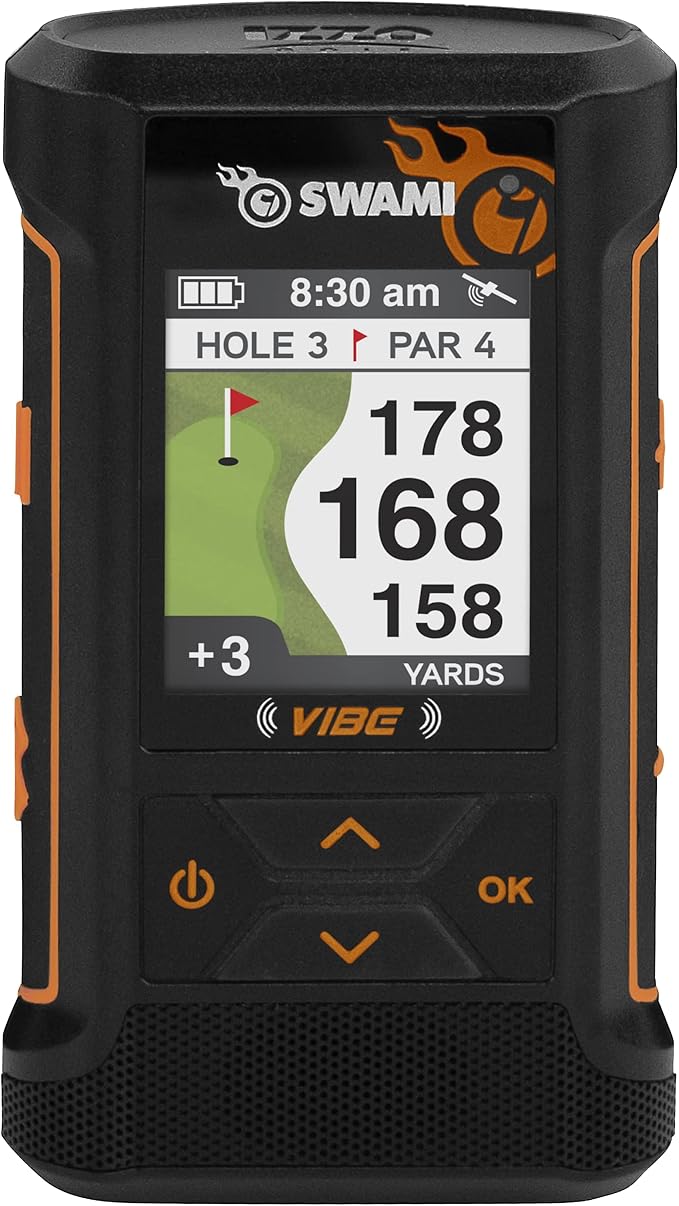 Swami Vibe Golf GPS - Golf GPS Bluetooth Speaker Combo,Lime