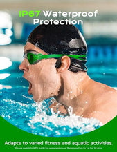 Load image into Gallery viewer, Bluetooth 5.3 Headphones, Bone Conduction Headphones w/Mic Open Ear Wireless Earbuds w/Light Bar for Running, IPX7 Waterproof 32GB MP3 for Cycling, 8Hrs Playtime Earphones for Sports Workouts
