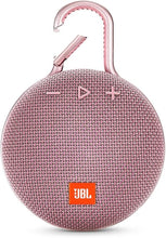 Load image into Gallery viewer, JBL Clip 3, Dusty Pink - Waterproof, Durable &amp; Portable Bluetooth Speaker - Up to 10 Hours of Play - Includes Noise-Cancelling Speakerphone &amp; Wireless Streaming
