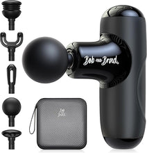 Load image into Gallery viewer, BOB AND BRAD Q2 Mini Massage Gun, Pocket-Sized Deep Tissue Massager Gun, Portable Percussion Muscle Massager Gun, Ultra Small &amp; Quiet Muscle Massage Gun with Carry Case, FSA and HSA Eligible -Black
