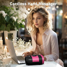 Load image into Gallery viewer, QUINEAR Hand Massager - Cordless Hand Massager with Heat and Compression for Arthritis, Carpal Tunnel and Stiff Joints - Gifts for Women Men- FSA/HSA Eligible (Pink)
