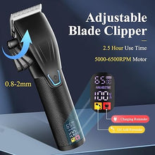 Load image into Gallery viewer, Professional Hair Clippers &amp; Hair Trimmer &amp; Foil Shaver Kit for Men, Beard Trimmer Clippers and Trimmers Set, Cordless Mens Hair Clippers for Hair Cutting, Grooming, Face, Family, Barber
