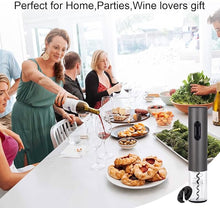 Load image into Gallery viewer, Electric Wine Opener，Rechargeable Automatic Wine Corkscrew with Foil Cutter，Type-C Charging Wine Openers With LED Light For Home Party
