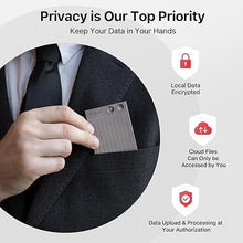 Load image into Gallery viewer, AI Voice Recorder, PLAUD Note Voice Recorder w/Case, App Control, Transcribe &amp; Summarize with AI Technology, Support 112 Languages, 64GB Memory, Audio Recorder for Lecture, Meeting, Call, Interview
