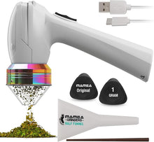 Load image into Gallery viewer, Mamba Original 1g Smoky USB Electric Herb Grinder. Small Portable Metal Herbal Grinder Machine &amp; Spice Mill for the Kitchen
