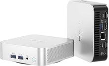 Load image into Gallery viewer, GEEKOM A8 AI Mini PC, AMD Ryzen 9 8945HS(up to 5.2GHz) Mini Computers, 32GB DDR5 5600MHz RAM&amp;2TB PCIe 4.0 SSD, Windows 11 Pro Mini Desktop, AMD Ryzen AI/Radeon 780M/WiFi 6E/BT5.2/USB4/8K/Quad Display
