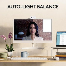 Load image into Gallery viewer, Logitech Brio 100 Full HD 1080p Webcam for Meetings and Streaming, Auto-Light Balance, Built-in Mic, Privacy Shutter, USB-A, for Microsoft Teams, Google Meet, Zoom and More - Off White
