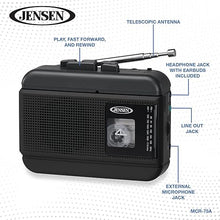 Load image into Gallery viewer, JENSEN® Personal Cassette Player/Recorder with AM/FM Radio
