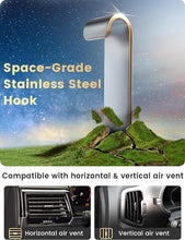 Load image into Gallery viewer, Phone Mount for Car Vent: [Never Blocking] Air Vent Cell Phones Holder for iPhone &amp; Samsung Android Smartphone [Thick Cases Friendly] Hands-Free Auto Mobile Phone Stand
